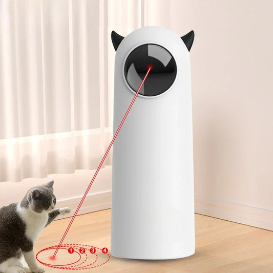 Automatic Interactive Smart Cat Toy – LED Laser & Teasing Fun